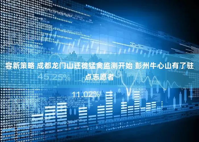 容新策略 成都龙门山迁徙猛禽监测开始 彭州牛心山有了驻点志愿者